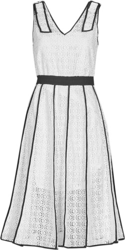 Korte Jurk Karl Lagerfeld  KL EMBROIDERED LACE DRESS