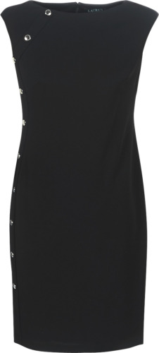 Korte Jurk Lauren Ralph Lauren  BUTTON-TRIM CREPE DRESS