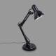 Briloner Bureaulamp Pixa, justeerbaar, E14, zwart