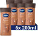 Vaseline Intensive Care Cocoa Radiant bodylotion - 6 x 200 ml - voordeelverpakking