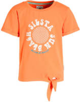 Me & My Monkey T-shirt Marjella met printopdruk oranje