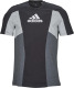 adidas Sportswear T-shirt zwart/grijs melange