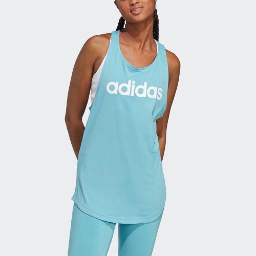 adidas Sportswear singlet lichtblauw/wit