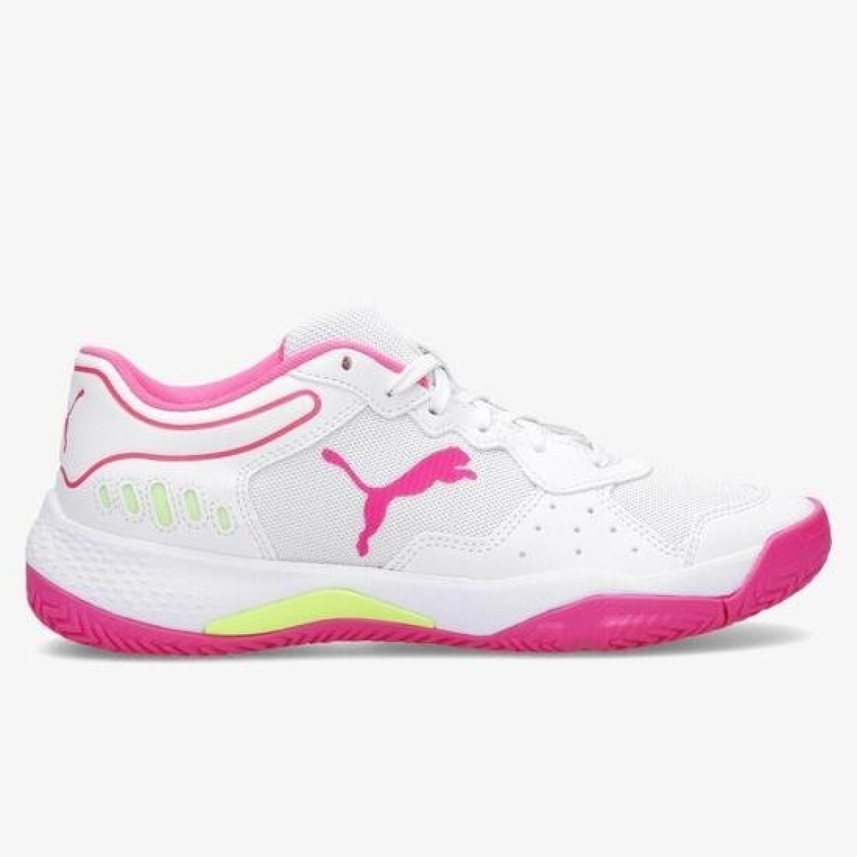 Puma Solarsmash RCT tennisschoenen wit/fluor