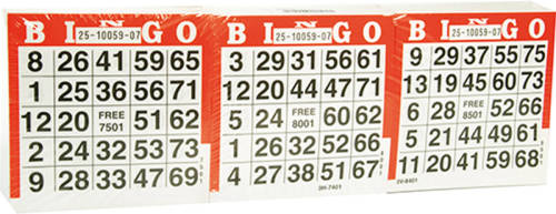 Buffalo Bingokaarten 1500 vel
