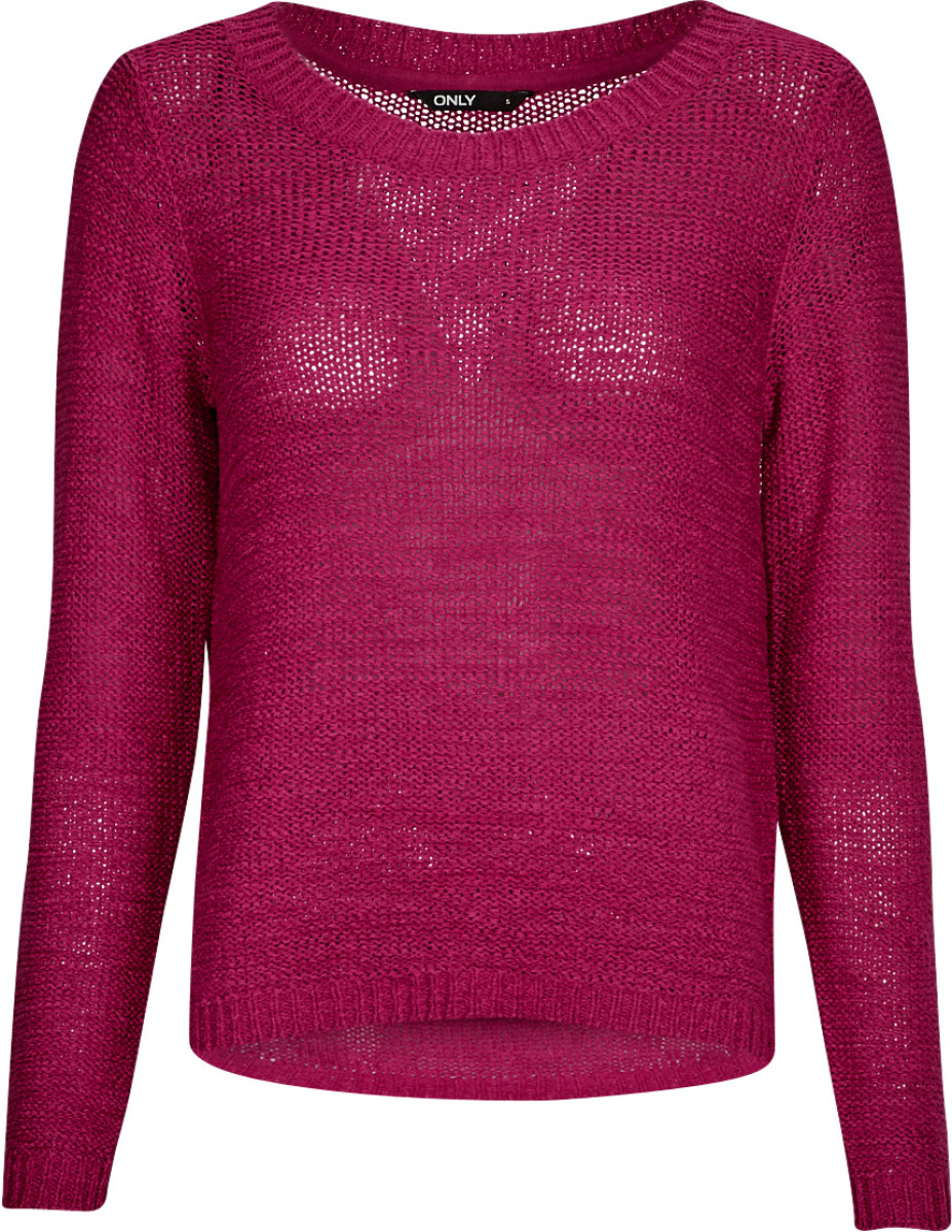 Only grof gebreide trui ONLGEENA rood