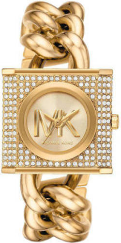 Michael Kors horloge MK4711 MK Chain Lock goudkleurig