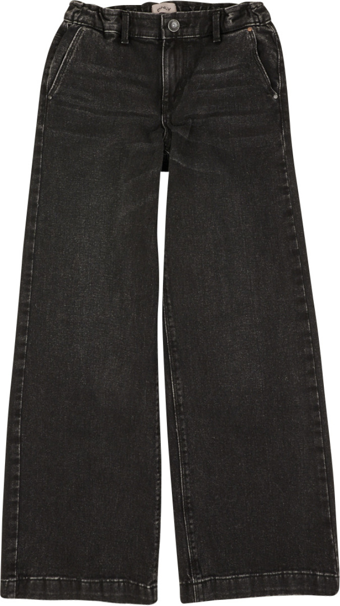 KIDS Only GIRL wide leg jeans KOGCOMET zwart