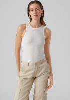 VERO MODA ribgebreide singlet VMROMA wit