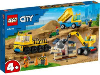 LEGO City Kiepwagen, bouwtruck en sloopkraan 60391