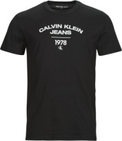 CALVIN KLEIN JEANS T-shirt met logo zwart