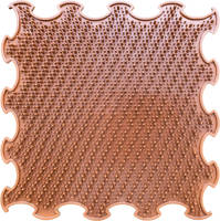 Ortoto Sensory Massage Puzzle Mat Gras Melkchocolade