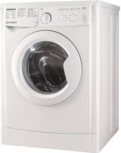 Indesit front wasmachine EWC61051WFRN - 6 kg - Klasse F - 1000 tpm - Wit