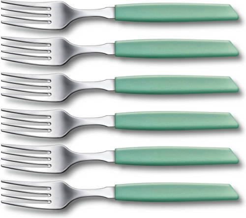 Victorinox Swiss Modern vorken - 6-delig - mint groen