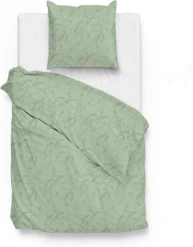 Zo Home Dekbedovertrekset Katoen Satijn Fiori di - foam green 140x200/220cm
