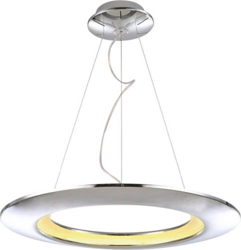 BES LED LED Hanglamp - Hangverlichting - Concepty - 35W - Natuurlijk Wit 4000K - Chroom Aluminium