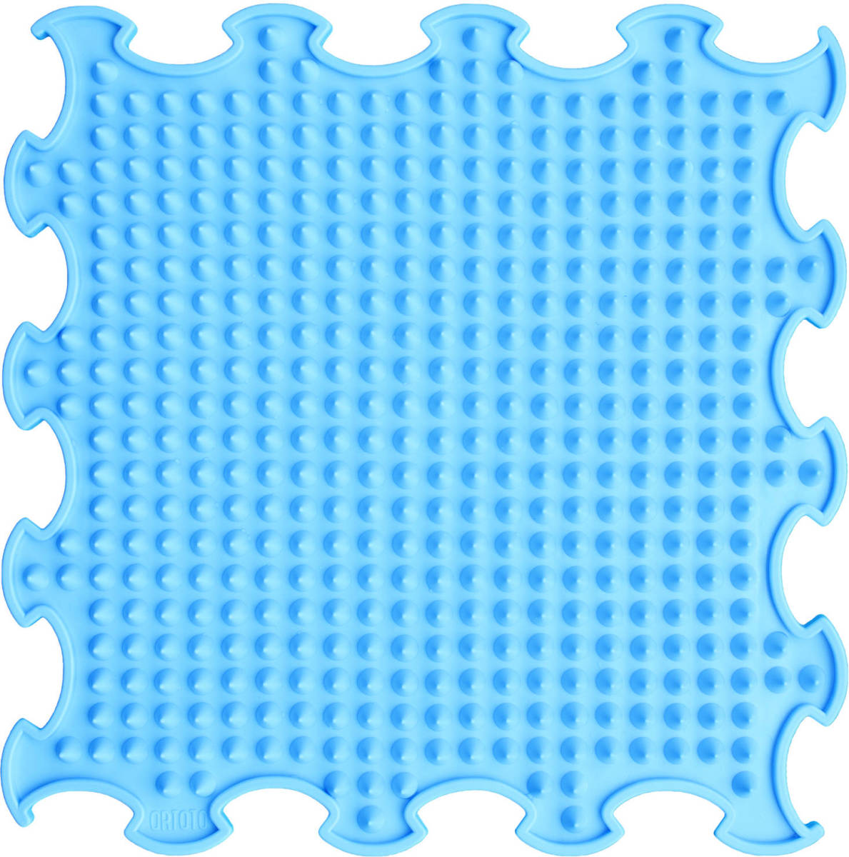 Ortoto Sensory Massage Puzzle Mat Spikes Azuurblauw