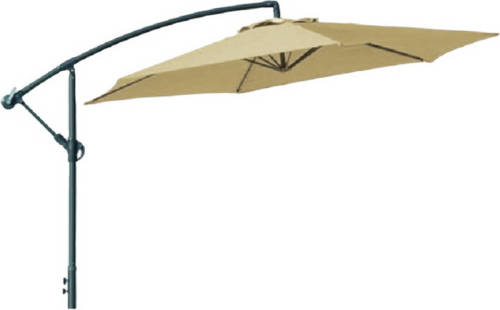 Lifetime Garden parasol 300 cm polyester/staal champagne