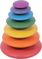 TickiT RAINBOW WOODEN BUTTONS