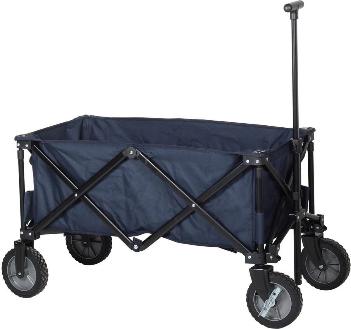 Tristar Campart Bolderkar HC-0910 - Opvouwbaar - Stevig harmonicaframe - Inclusief opbergtas en bodemplaat - Blauw