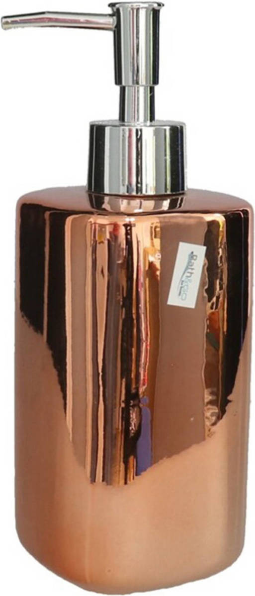 Gerim Zeeppompje - keramiek - koper metallic kleur - 7 x 19 cm - Zeeppompjes