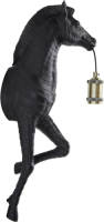 Light & Living - Wandlamp ZEBRA - 23.5x16x60cm - Zwart