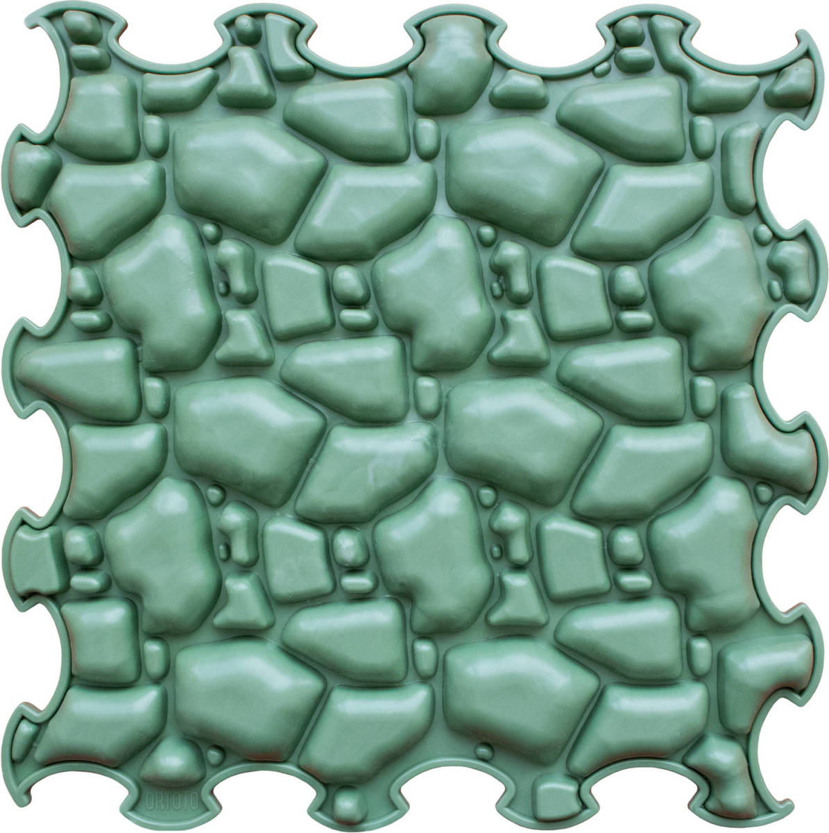 Ortoto Sensory Massage Puzzle Mat Stones Midnight Green