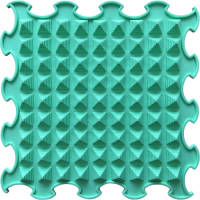 Ortoto Sensory Massage Puzzle Mat Little Pyramids Sea Turquoise