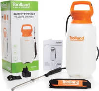 Toolland druksproeier op accu inhoud 8 liter met draagriem