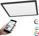 Eglo  connect.z Rovito-Z Smart Plafondlamp - 42 cm - Zwart/Wit - Instelbaar RGB & wit licht - Dimbaar - Zigbee