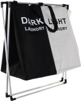 Items Wasmand Profi- met 2x opvang waszak - 60 liter compartimenten - 61 x 37 x 63 cm - aluminium frame - Wasmanden