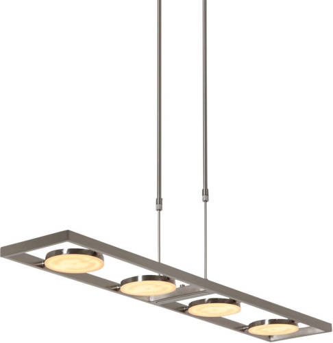 Steinhauer Hanglamp Soleil 4 lichts L 120 cm mat chroom