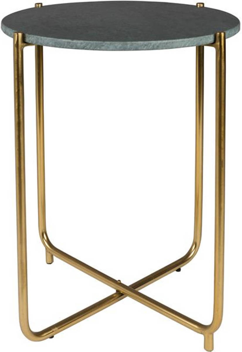 Intens Wonen Vestbjerg - side table timpa marble green