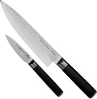 Eden Hammered Damast 2-delige Set Koksmes Officemes