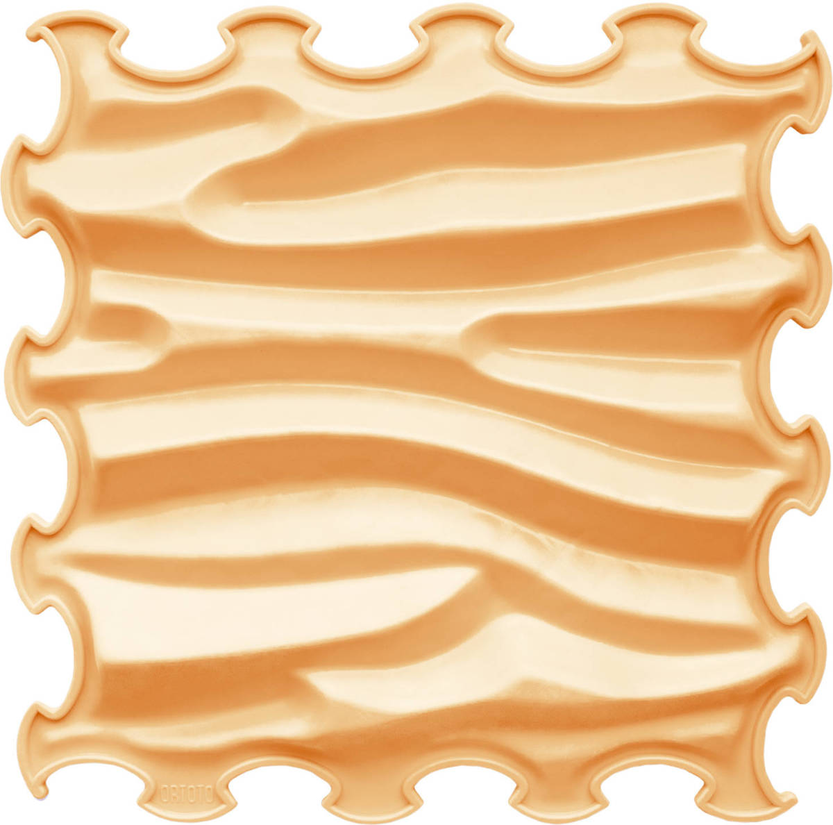 Ortoto Sensory Massage Puzzle Mat Sandy Waves Caramel Milk