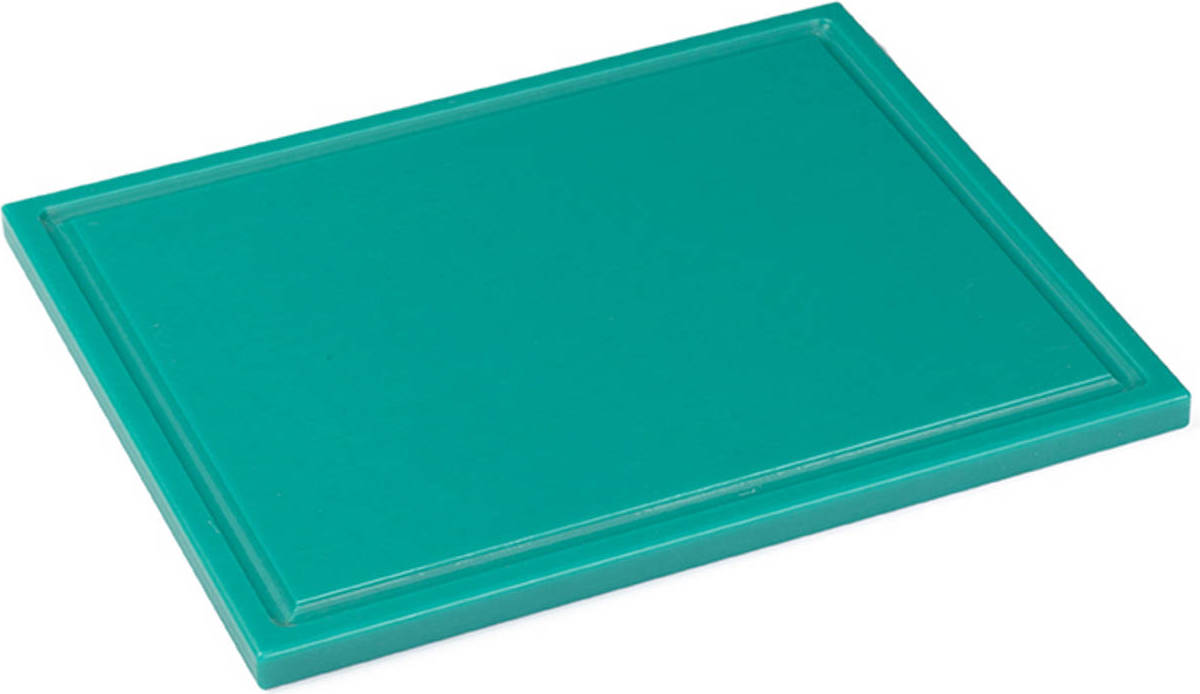 Interlux Snijplaat met sapgoot - 325x265x15mm - Groen