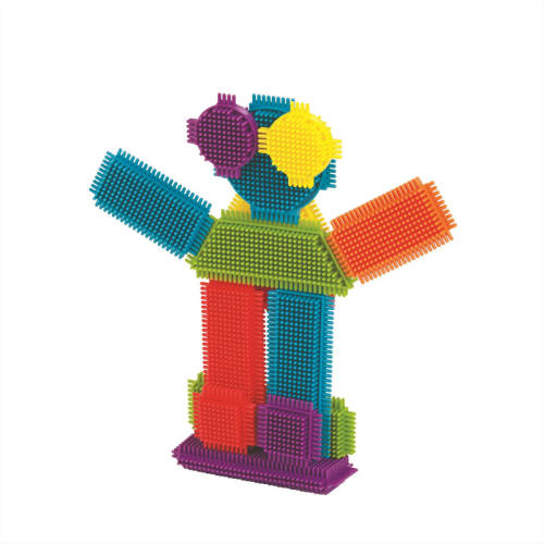 Edushape bristle blocks / nopper speelgoed / egelblokken Young Brix - 36 stuks