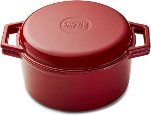 Crowd Cookware The Tasman Dutch Oven met Grill Rood