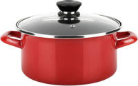 Kookpot Fagor Optimax Rood Geëmailleerd Staal (Ø 20 x 10 cm)