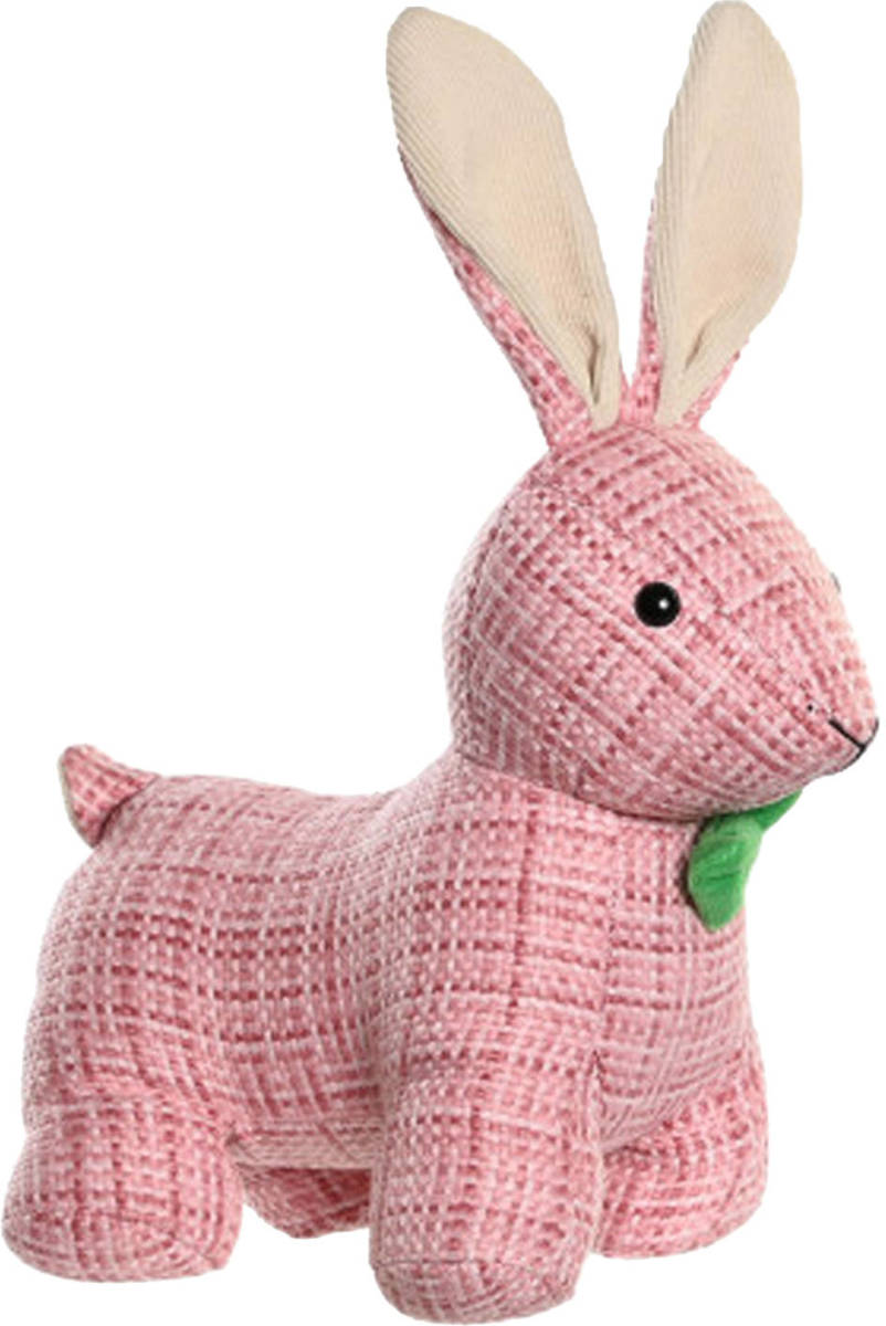 Items Deurstopper - 1 kilo gewicht - Konijn dieren thema - roze - 22 x 34 cm - Deurstoppers