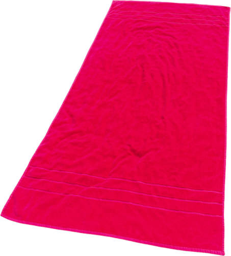 Arowell XL Strandlaken / Badlaken 100% Katoen - 100 x 200 cm - Fuchsia Roze