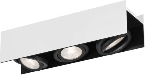 Eglo  Vidago - LED Plafondlamp - 3-lichts - wit/zwart