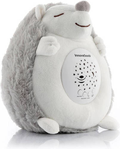 Hedgehog knuffel met witte ruis en nachtlampprojector Spikey Innovagoods