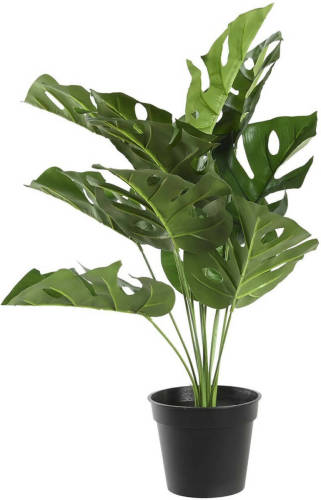 Items Kunstplant Monstera in bloempot - Groen - 42 x 51 cm - Kunstplanten