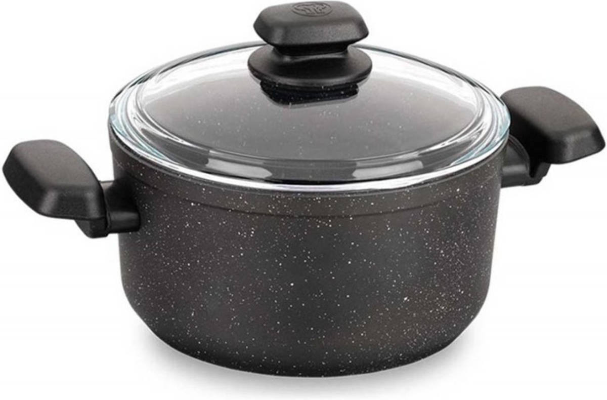 Korkmaz Ornella aluminium braadpan 20 cm 3L met 5-laagse anti-aanbaklaag