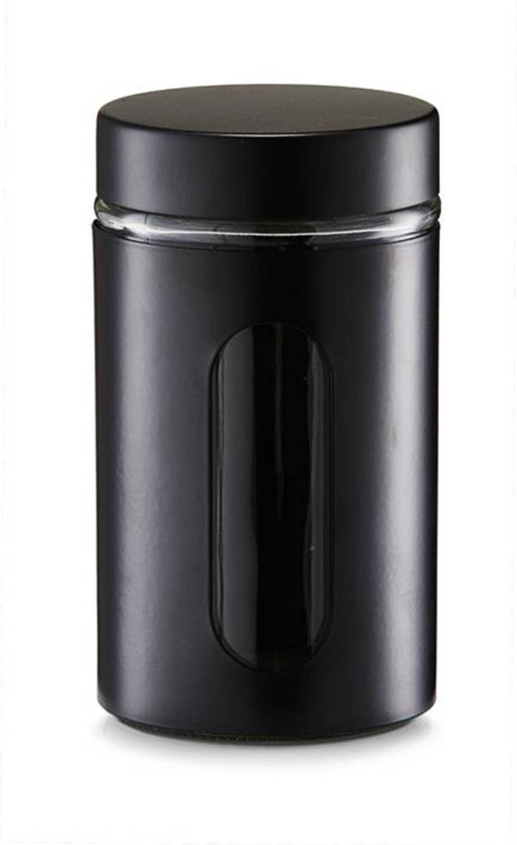 Shoppartners Zeller - Storage Glass, 900 ml, black