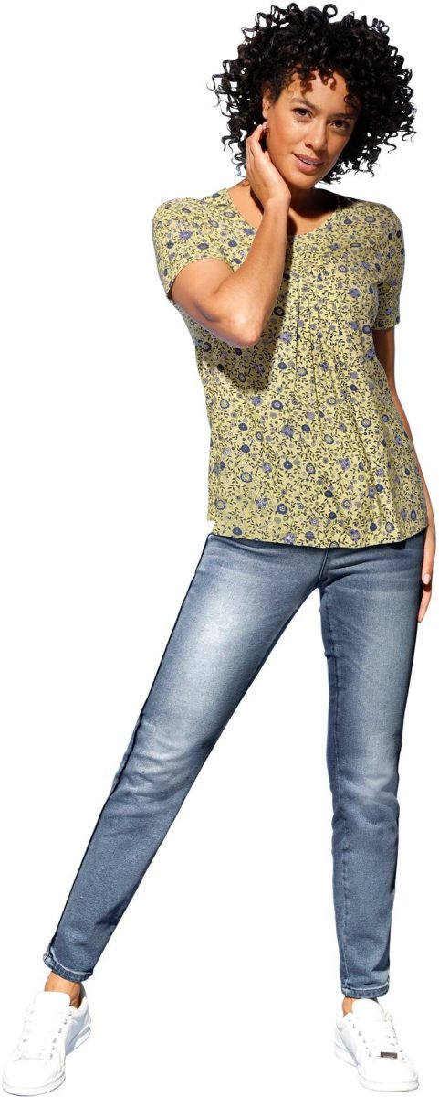 CREATION L PREMIUM Shirt met print Lyocell-shirt (1-delig)