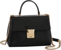 Lancaster Schoudertas Crossbody bag Delphino Tina met goudkleurige details