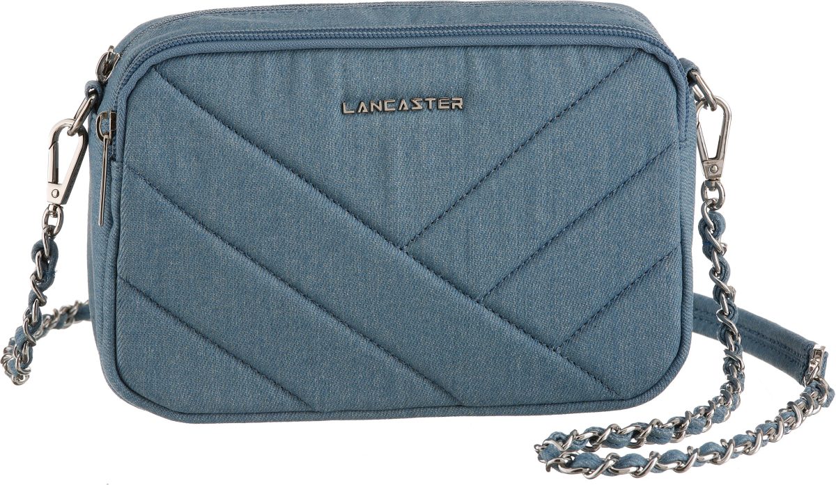 Lancaster Schoudertas Crossbody bag Jeans Matelassé met kettingdetails