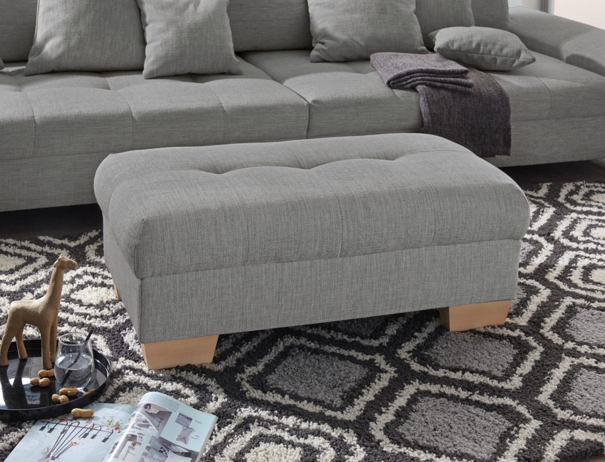 Mr. Couch Hocker naar keuze met koudschuim (140 kg belasting/zitting), aquaclean-stof